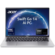 ACER Swift Go 14 SFG14-72-57FE (Silver) 2.8K OLED, Ultra5 125H, 16GB, 1TB SSD, Win 11 Home (NX.KP0EX.00A)