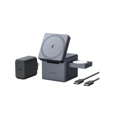 ANKER 3-in-1 Cube with MagSafe B2B Black (Y1811G11)