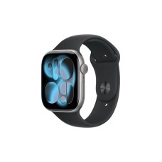 APPLE Watch S11 GPS 42mm Space Grey Aluminium Case with Black Sport Band - S/M (meqw4rk/a)