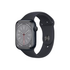 APPLE Watch S8 GPS 41mm Midnight Aluminium Case with Midnight Sport Band - Regular (mnp53se/a)