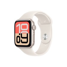APPLE Watch SE 3 GPS 44mm Starlight Aluminium Case with Starlight Sport Band - M/L (mehj4rk/a)