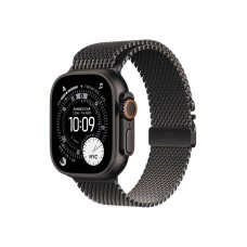APPLE Watch Ultra 3 Cellular 49mm Black Titanium Case with Black Titanium Milanese Loop – Large (mf1t4se/a)