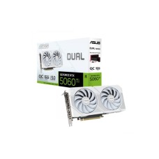 ASUS Dual GeForce RTX™ 5060 Ti 16GB GDDR7 White OC Edition DUAL-RTX5060TI-O16G-WHITE ASUS Dual GeForce RTX™ 5060 Ti 16GB GDDR7 White OC Edition DUAL-RTX5060TI-O16G-WHITE