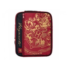 BLUE SKY Harry Potter Deluxe 2 Pocket Lunch Bag Burgundy - Crest