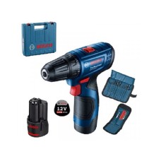 BOSCH plavi alat GSR 120 LI 2x2AH + SET 1/23