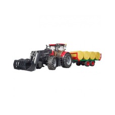 BRUDER Traktor utovarivač sa prikolicom za bale