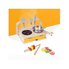 CLASSIC WORLD Drvena igračka kuhinjska tabla 2u1