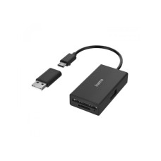 HAMA USB OTG Hub/Citac Kartica 3 Porta USB-A/SD/MicroSD