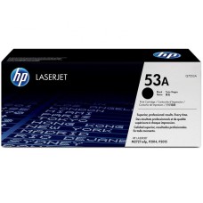 HP 53A Black Original LaserJet Toner Cartridge, Q7553A