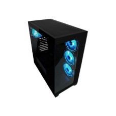 LC POWER Seamless_X LC-715B-ON Black Mid Tower kućište