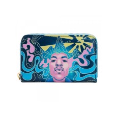 Loungefly Jimi Hendrix Psychodelic Landscape Zip Around Wallet