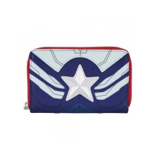 Loungefly Marvel Falcon Captain America Cosplay Zip Around Wallet