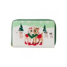 Loungefly Rudolph Merry Couple Zip Around Wallet