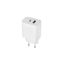 Maxlife Kućni punjač za telefon od 20W sa USB-A i USB-C ulazom white