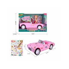 Milla Toys Lutka sa autom i stikerima za sređivanje auta 11/63765