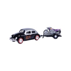 MotorMax Metalni auto 1:24 Volkswagen Motorible Trailer 25/79675