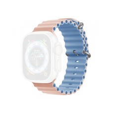 MOYE Smart Watch Ocean Strap 44/45/49mm Pink Sand/Blue Fog