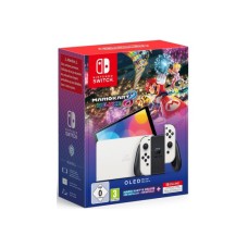 NITENDO SWITCH OLED White + Mario Kart 8 Deluxe Konzola