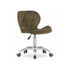 Oskar AVOLA somotna rotirajuća stolica - braon Oskar AVOLA somotna rotirajuća stolica - braon