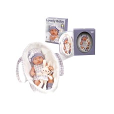PERTINI Lutka Lovely Baby 33cm u nosiljci PERTINI Lutka Lovely Baby 33cm u nosiljci