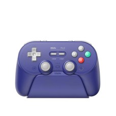 8bitdo Bežični gamepad Pro 3 BT/2.4Ghz/Multi platform/Vibracija/Hall Effect/TMR/Purple edition+Dock