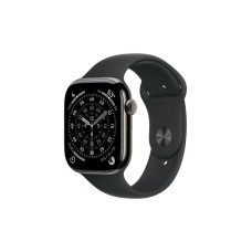 APPLE Watch S11 Cellular 42mm Slate Titanium Case with Black Sport Band - S/M (mf8r4rk/a) APPLE Watch S11 Cellular 42mm Slate Titanium Case with Black Sport Band - S/M (mf8r4rk/a)