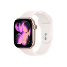 APPLE Watch S11 Cellular 46mm Rose Gold Aluminium Case with Light Blush Sport Band - M/L (mfcg4rk/a) APPLE Watch S11 Cellular 46mm Rose Gold Aluminium Case with Light Blush Sport Band - M/L (mfcg4rk/a)