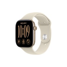 APPLE Watch Series 12 GPS 42mm Light Gold Aluminium Case with Sand Sport Band - M/L (MJEE4WF/A) APPLE Watch Series 12 GPS 42mm Light Gold Aluminium Case with Sand Sport Band - M/L (MJEE4WF/A)