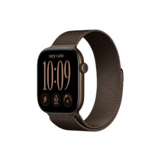 APPLE Watch Series 12 GPS + Cellular 46mm Dark Bronze Aluminium Case with Dark Bronze Milanese Loop - M/L (MKDG4WF/A)