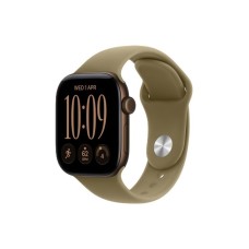APPLE Watch Series 12 GPS + Cellular 46mm Dark Bronze Aluminium Case with Olive Sport Band - M/L (MJGE4WF/A)