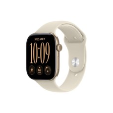 APPLE Watch Series 12 GPS + Cellular 46mm Light Gold Aluminium Case with Sand Sport Band - M/L (MJGC4WF/A) APPLE Watch Series 12 GPS + Cellular 46mm Light Gold Aluminium Case with Sand Sport Band - M/L (MJGC4WF/A)