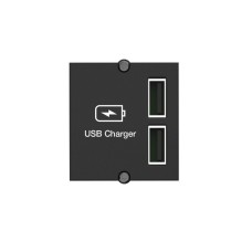 BACHMANN USB ugradni modul A/A 15W Double charger, 5V/2,4A