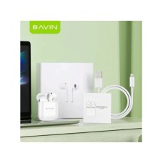Bavin Slušalice AirPods + kabl lightning bela Bavin Slušalice AirPods + kabl lightning bela