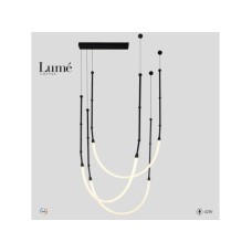 BBLINK AURORA 16 LUSTER 42W 3000K CRNA