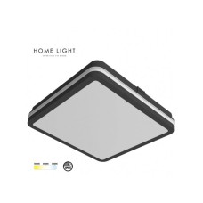 BBLINK LED PLAFONJERA NORA 24W CCT CRNA IP65