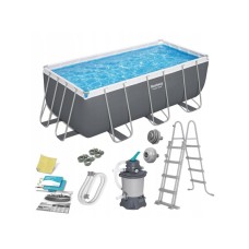 BESTWAY Steel Pro MAX pravougaoni bazen 4.12 x 2.01 x 1.22 m sa pumpom