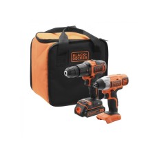 BLACK&DECKER BCK21S1S, akumulatorska bušilica i udarni odvijac + poklon torba BLACK&DECKER BCK21S1S, akumulatorska bušilica i udarni odvijac + poklon torba