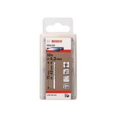 BOSCH Burgija za metal HSS-Co, DIN 338 4,2 x 43 x 75 mm pakovanje od 10 komada