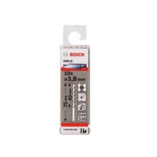 BOSCH Burgija za metal HSS-G, DIN 338 3,8 x 43 x 75 mm pakovanje od 10 komada BOSCH Burgija za metal HSS-G, DIN 338 3,8 x 43 x 75 mm pakovanje od 10 komada