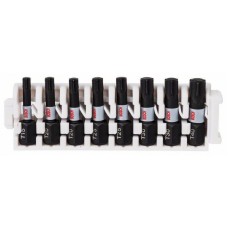 BOSCH Pakovanje Impact Control nastavaka za odvrtače, 8-delno, 1xT15;2xT20;2xT25;2xT30;1xT40 2608522322