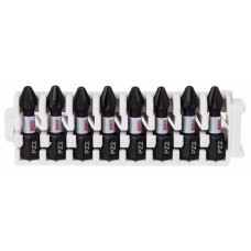 BOSCH Pakovanje Impact Control nastavaka za odvrtače, 8-delno, 8xPZ2 2608522325
