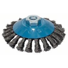 BOSCH Pletena pljosnata četka 115, čelična 2608622058, 115 mm, 0,5 mm, M14 BOSCH Pletena pljosnata četka 115, čelična 2608622058, 115 mm, 0,5 mm, M14
