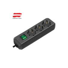 BRENNENSTUHL Razvodnik sa 3 mesta 3m 1.5mm2 + prekidač 1152300400