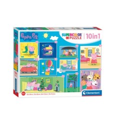 CLEMENTONI Puzzle 10 IN 1 Peppa pig CLEMENTONI Puzzle 10 IN 1 Peppa pig