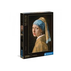 CLEMENTONI PUZZLE 1000 GIRL WITH PEARLS CLEMENTONI PUZZLE 1000 GIRL WITH PEARLS