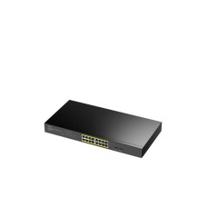CUDY GS1016EPS2 V1.0 Switch 16× GbE with 802.3at/af Mode A PoE 2× 1.25G SFP 200W Power Supply
