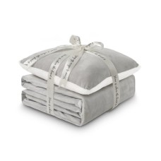 DORMEO Warm Hug Set Grey 130x190 cm
