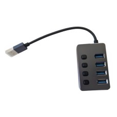 E-GREEN USB 3.0 - HUB Superbrzi 4port USB 3.0 sa prekidacima OST07460 E-GREEN USB 3.0 - HUB Superbrzi 4port USB 3.0 sa prekidacima OST07460