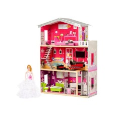 ECO TOYS DRVENA KUĆICA ZA LUTKE SA LIFTOM - Malibu Residence ECO TOYS DRVENA KUĆICA ZA LUTKE SA LIFTOM - Malibu Residence