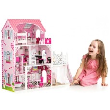 ECO TOYS DRVENA KUĆICA ZA LUTKE SA LIFTOM XXL ECO TOYS DRVENA KUĆICA ZA LUTKE SA LIFTOM XXL